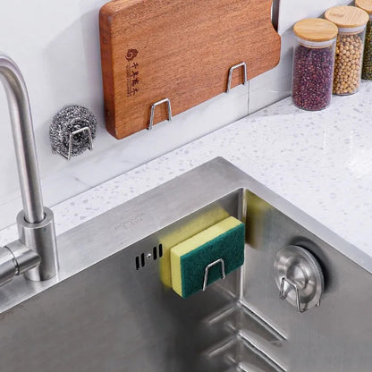 KITCHEN STAINLESS STEEL SINK SPONGES HOLDER